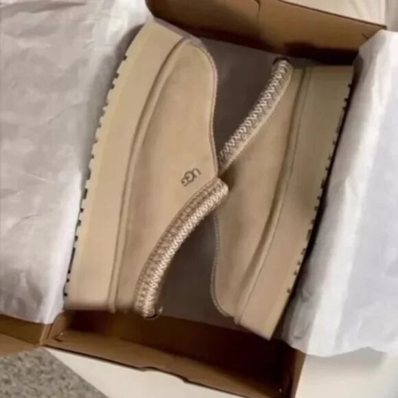 Ugg Tazz Tasman Platform Slippers Beautiful Mustard Seed - Picture 5 of 5